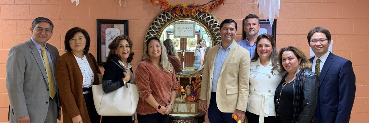 Montgomery County Council Member Gabe Albornoz Meets with the County Medical Day Care Representatives